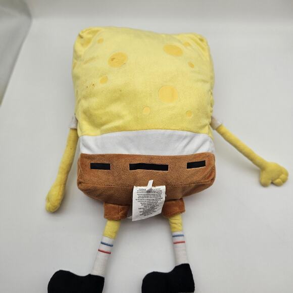SpongeBob SquarePants Plush Stuffed Toy Franco 22" Nickelodeon Soft Doll Stains - Picture 5 of 12